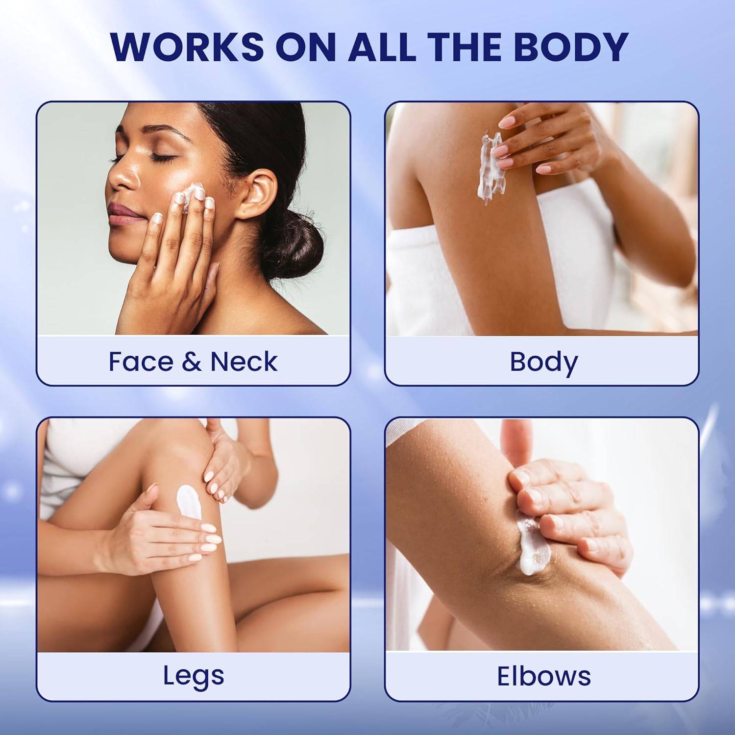 F&W Original Body Clearing Milk - 17 Fl Oz, Dry Skin Moisturizer For Fair Skin Tones : Beauty & Personal Care