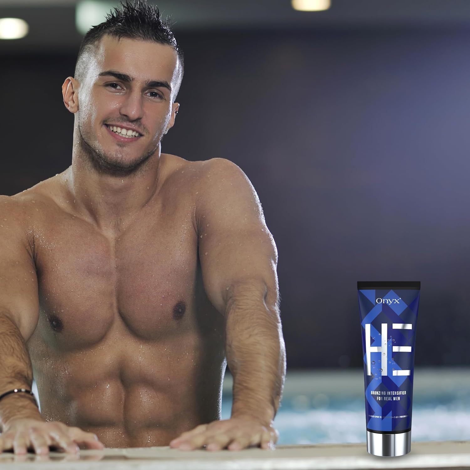 Onyx HE Sunbed Cream for Men | Tanning Accelerator for Indoor & Outdoor Use | Light, Streak-Free Formula for Rapid, Dark Results | Hydrating Lotion to Enhance Tan and Highlight Muscle Definition : Amazon.co.uk: Beauty