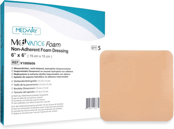 Medvance Tm Foam – Waterproof Non-Adhesive Hydrophilic Foam Dressing 15 Cm X 15 Cm Box Of 5 Dressings