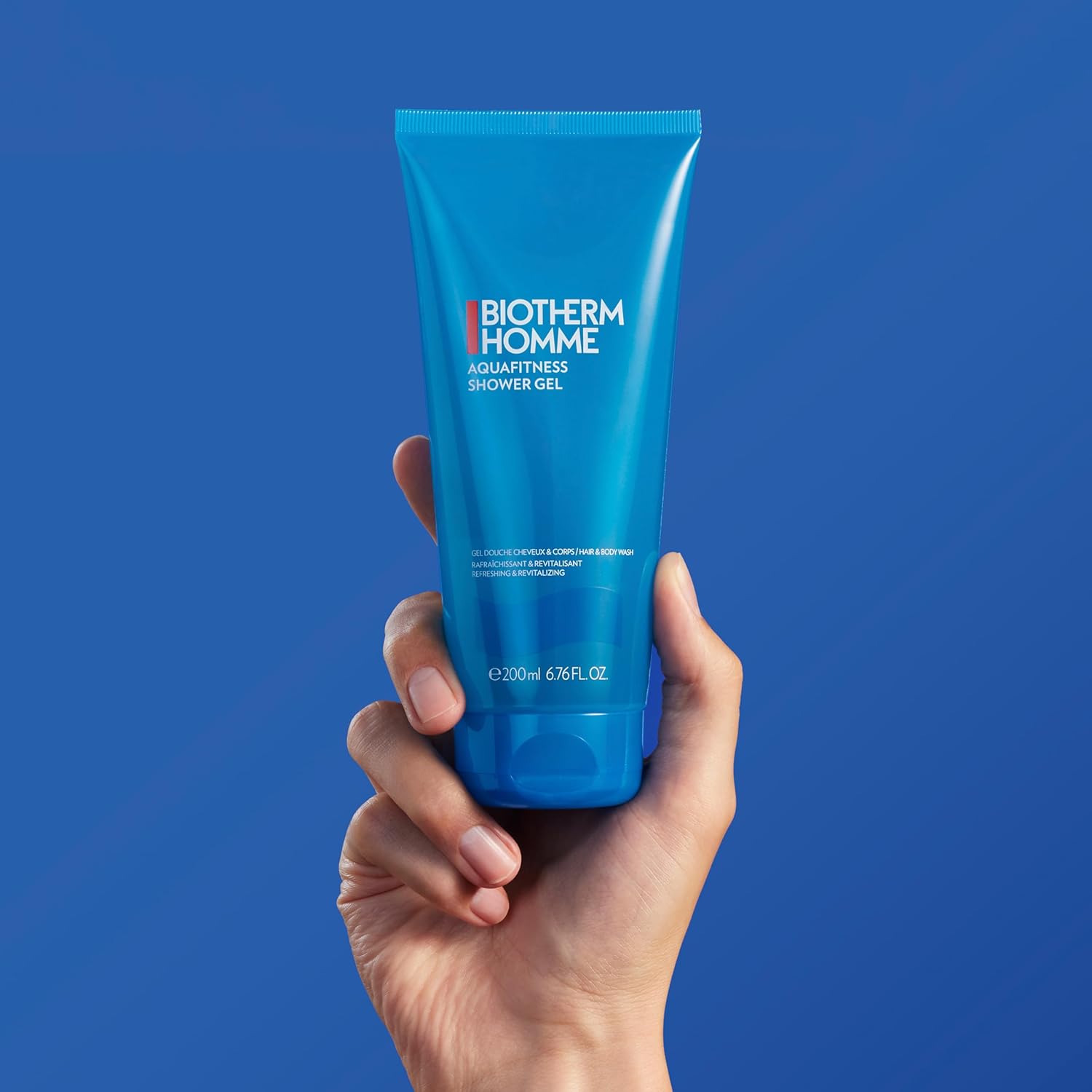 Biotherm Homme Aqua Fitness Shower Gel, A Shower Gel For Men, With Biotech Plankton, Cleanses And Hydrates Body & Hair, Refreshing And Revitalizing Foam, 6.8 Fl. Oz. : Beauty & Personal Care