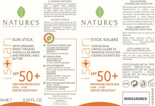 Nature'S I Solari Stick Spf50+