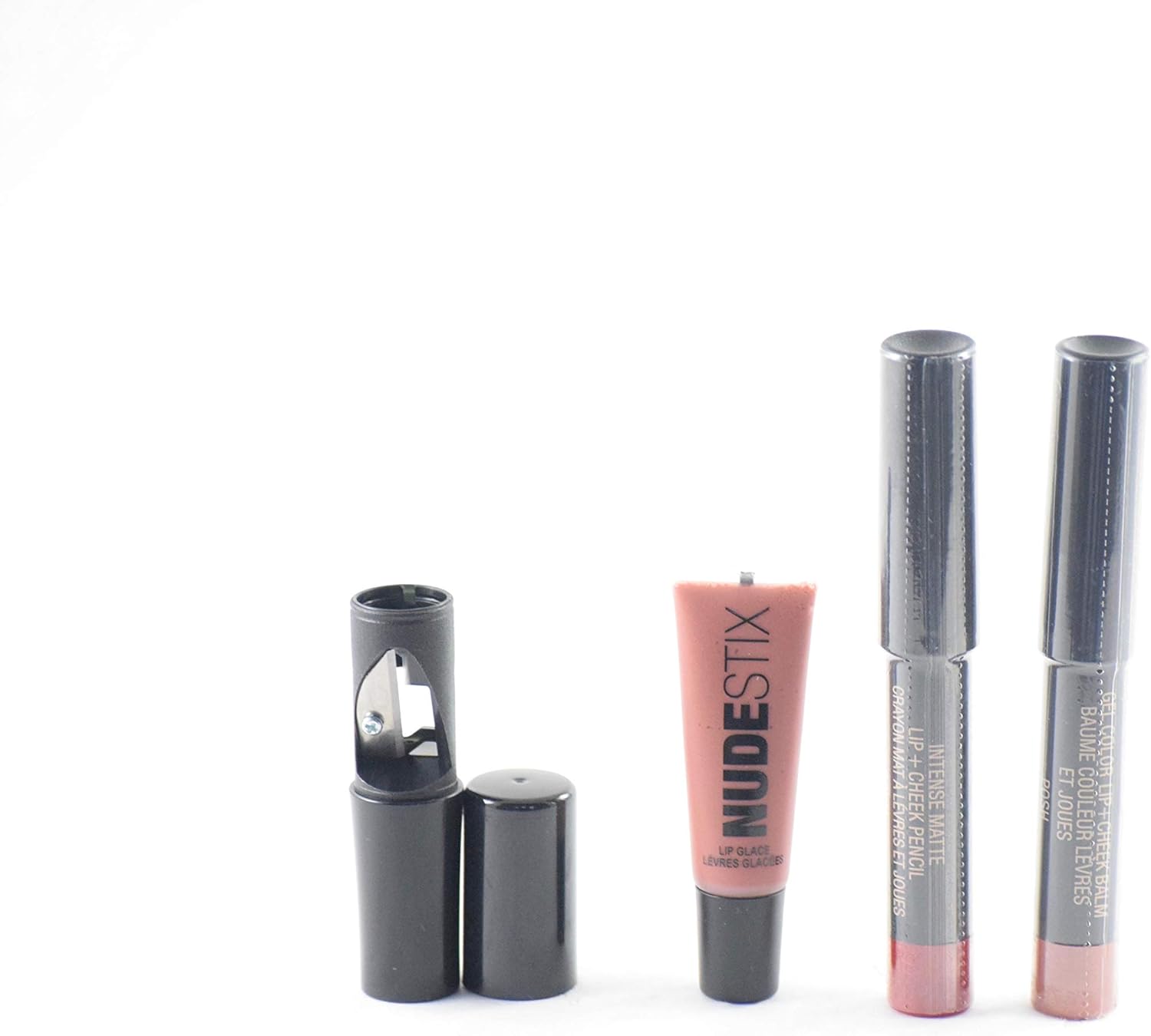 Nudestix Nude Red Hot Lips Set (Lip Color, Lip Liner, Lip Plumper) 3 Piece