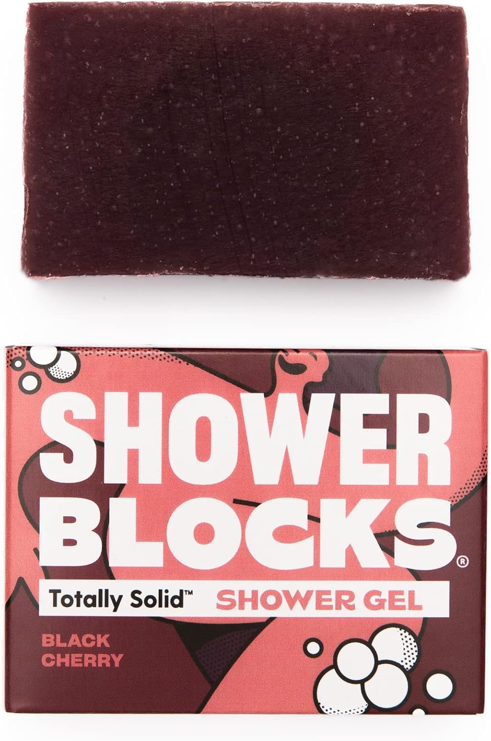 Shower Blocks - Black Cherry Shower Gel | Plastic, SLS, SLES & Paraben Free | Natural & Vegan | Moisturising Body Soap For The shower : Amazon.co.uk: Beauty
