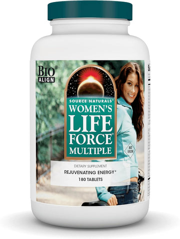 Source Naturals Wonmen'S Life Force Mutiple, Dietary Supplement Rejuvenating Enegry* - 180 Tablets