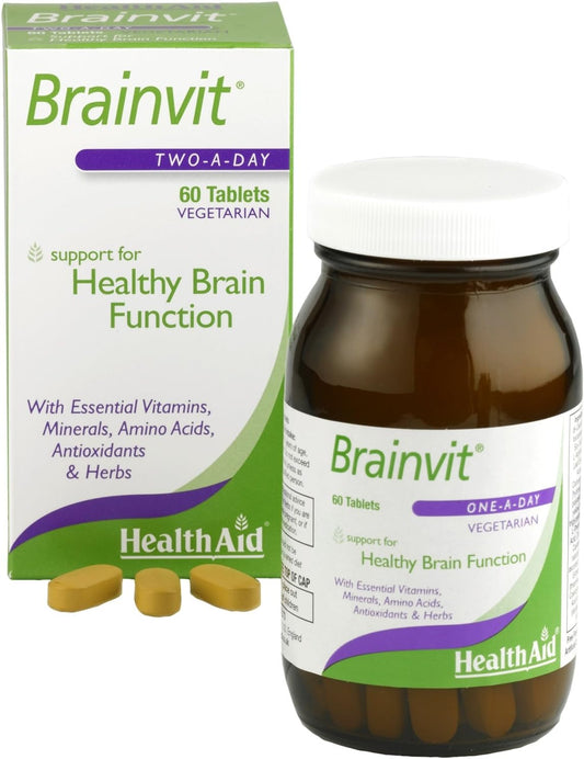 HealthAid BrainVit - 60 Tablets : Amazon.co.uk: Health & Personal Care