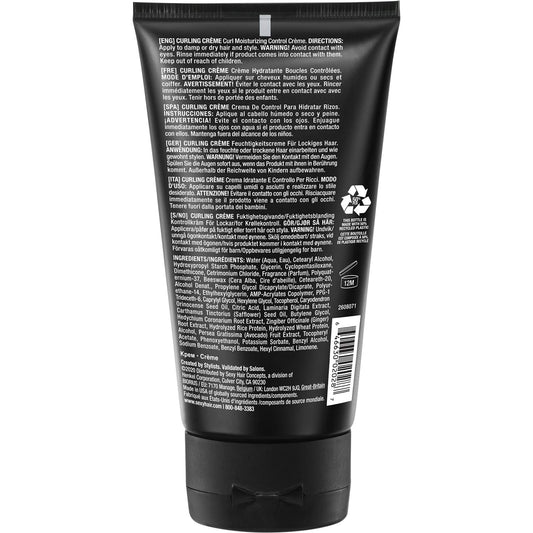 Sexyhair Style Curling Crème Curl Moisturizing Control Crème | Light Control | Maintains Moisture And Combats Frizz
