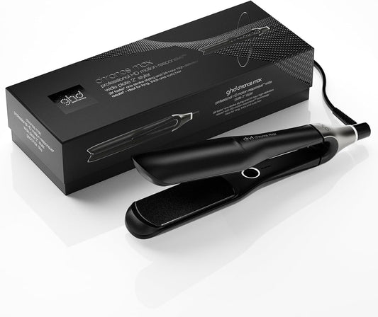 Ghd Chronos Max - Wide Plate Hair Straighteners, 3X Faster Hair Styling In One Stroke For 90% More Shine, 2.5X Less Frizz Lasting 24Hr, No Extreme Heat Damage, Ideal For Thick & Curly Hair, Uk