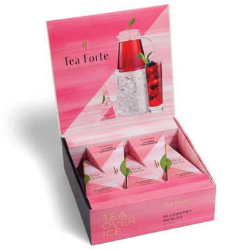 Tea Forte Tea Over Ice Blends, Blueberry Merlot, Pitcher Size Iced Tea Infusers, 5 Count (Pack Of 1)