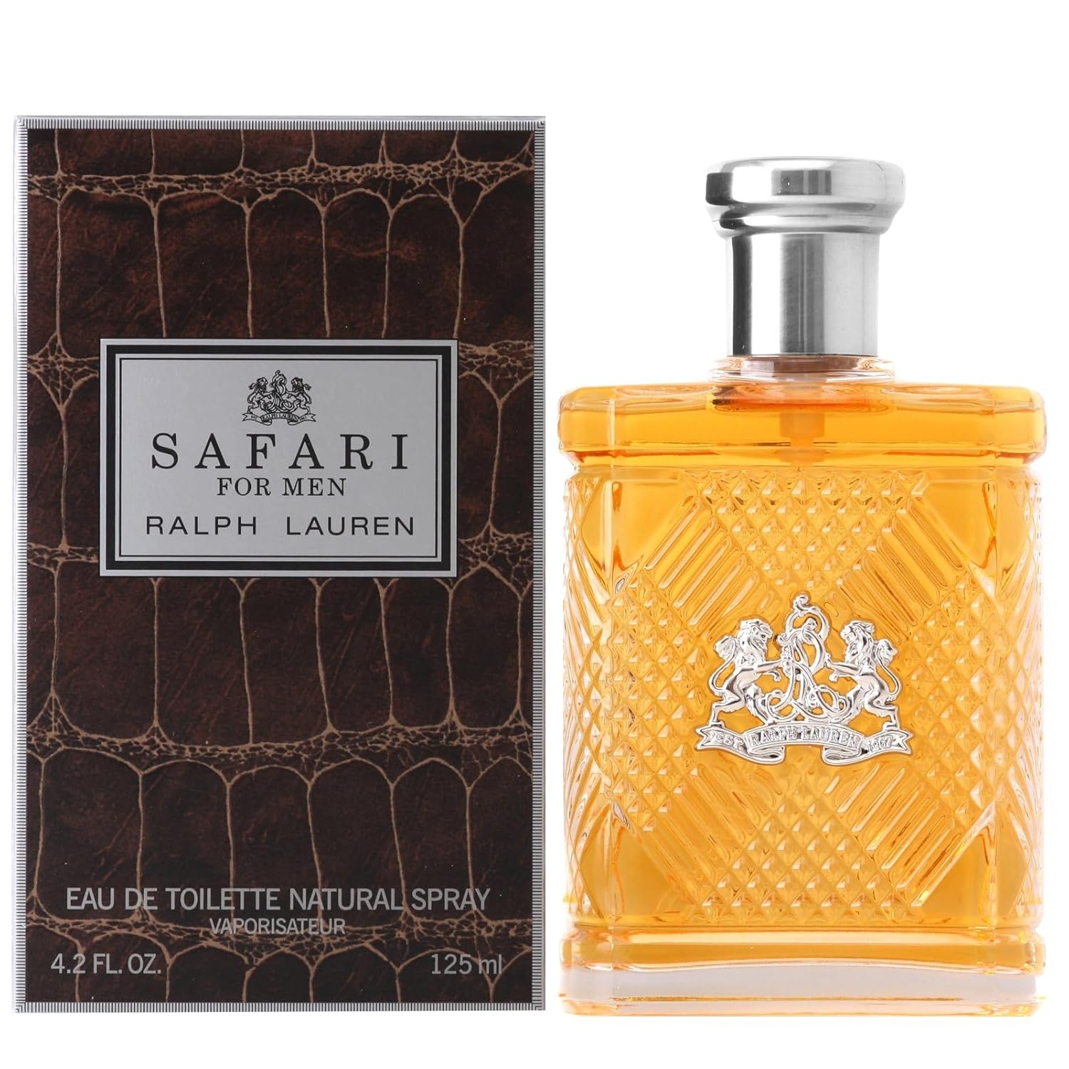 Ralph Lauren - Safari - Eau de Toilette - Men's Cologne - Woody & Fresh - With Eucalyptus, Lavender, and Vetiver - Medium Intensity - 4.2 Fl Oz : Beauty & Personal Care