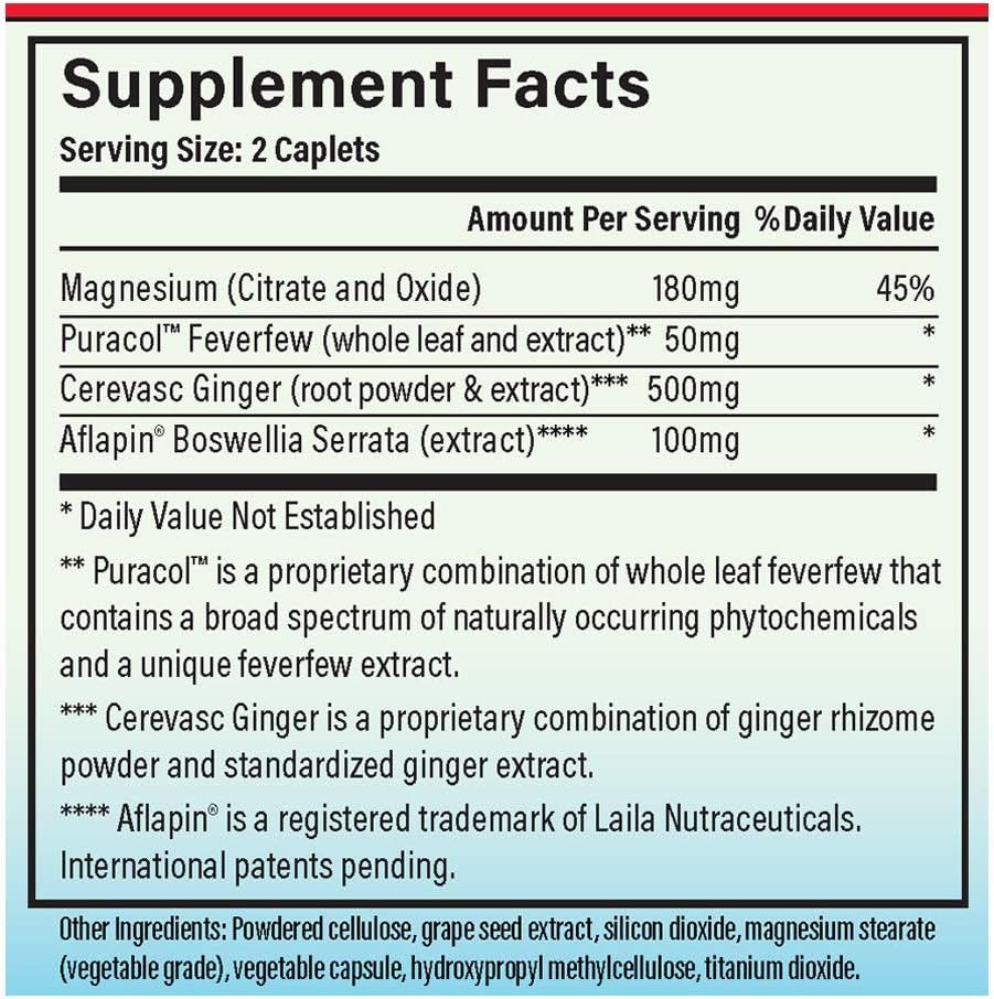 MigreLief-Now Fast-Acting Formula, As-Needed Nutritional Support for M