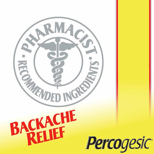 Percogesic Backache Relief Pain Reliever, Maximum Strength, 48 Tablets