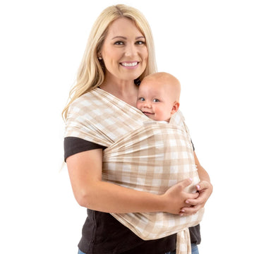 WeeSprout Baby Wrap Carrier - Perfect Baby Carrier Wrap Sling for Newborn and Infant, Enhances Baby Bonding, Soft and Breathable, Ideal for Babywearing