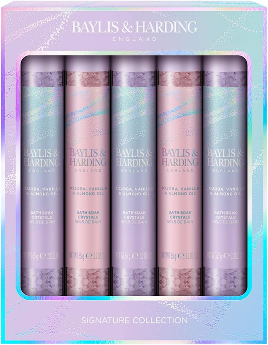 Baylis & Harding Jojoba, Vanilla & Almond Oil Dreamy Bath Salts Gift Set - Vegan Friendly (Pack Of 1)