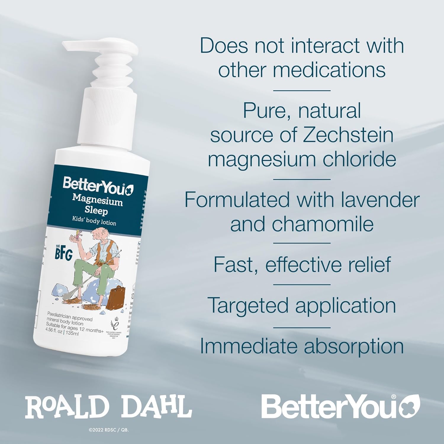 BetterYou Magnesium Sleep Kids' Body Lotion, Pure Magnesium Chloride with Lavender and Chamomile Essential Oils, Paediatrician approved, dermatologically tested and suitable for sensitive skin : Amazon.co.uk: Beauty