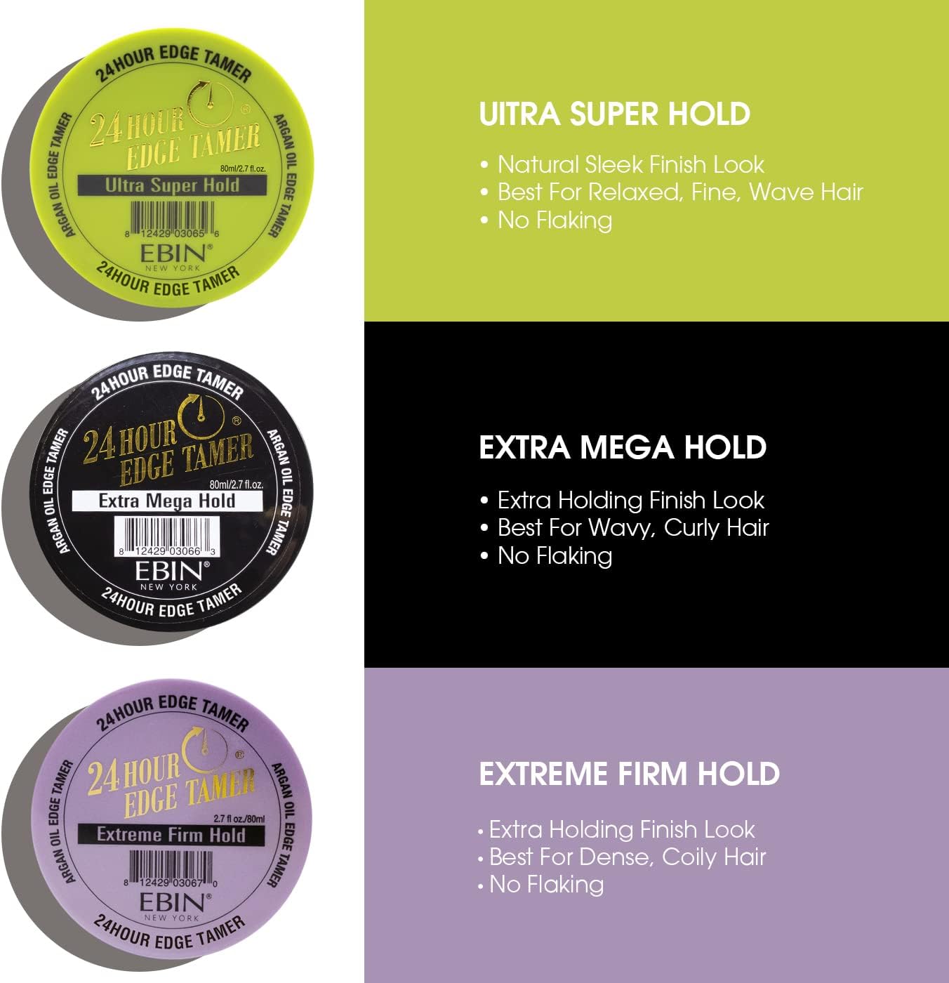 EBIN 24 Hour Edge Tamer - Extreme Firm Hold (15 ml) : Amazon.co.uk: Beauty