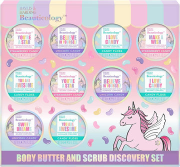 Baylis & Harding Beauticology Candy Body Scrub & Butter Discovery Gift Set (Pack Of 1) - Vegan Friendly