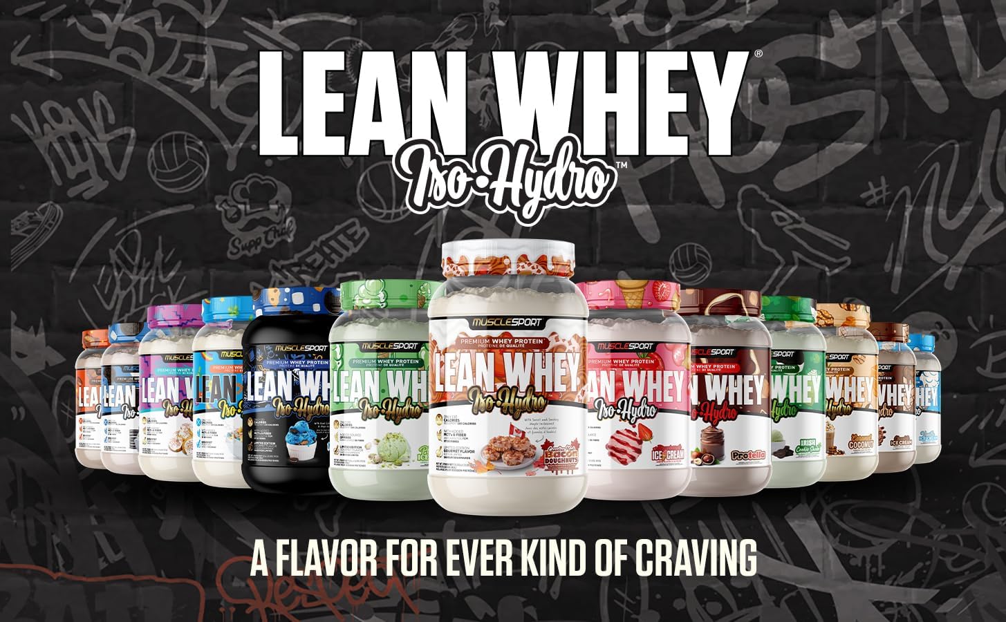 Musclesport Lean Whey Revolution™ Protein Powder - Whey Protein Isolate - Low Calorie, Low Carb, Low Fat, Incredible Flavors - 25G Protein Per Scoop (2Lb, Dippsadoodles) : Health & Household