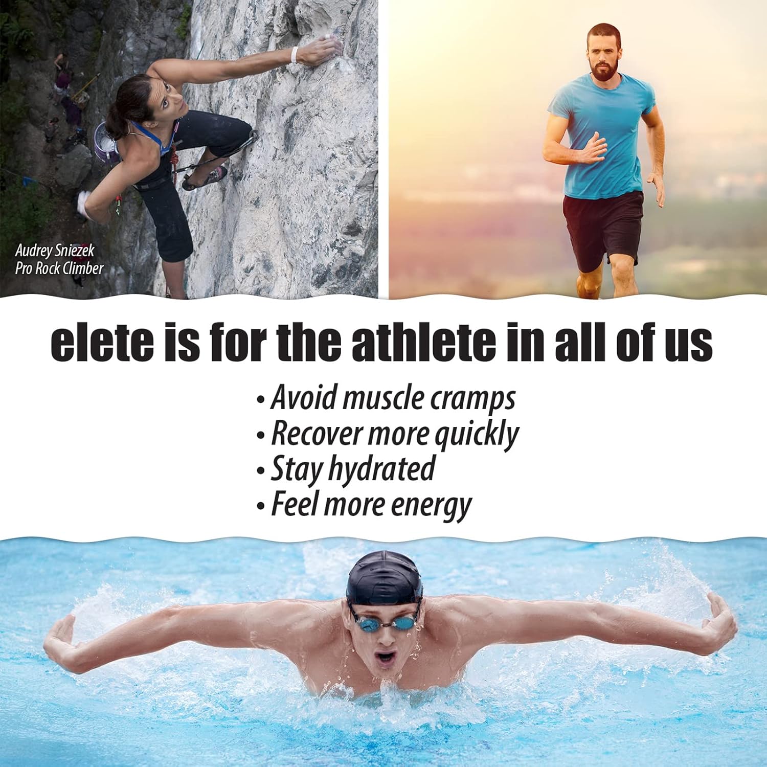 Elete Electrolyte Add-In Hydration Drops | Sodium, Magnesium, Potassium & Trace Minerals | Unflavored, All Natural | Leg And Muscle Cramp Relief | Transform Any Drink Into A Sports Drink, 8.3Oz : Health & Household