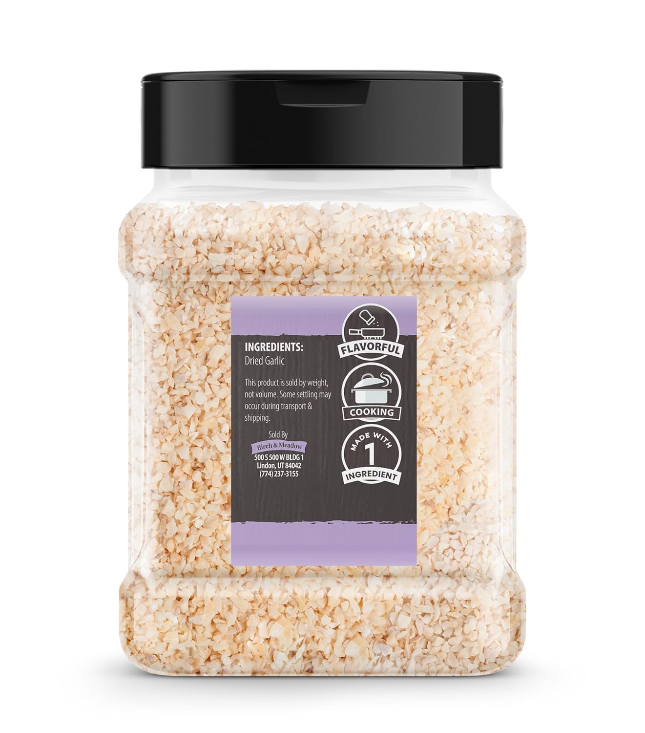 Birch & Meadow Garlic & Onion Bundle, Seasonings, Cooking & Baking, Various Sizes, Kitchen Essentials : Grocery & Gourmet Food