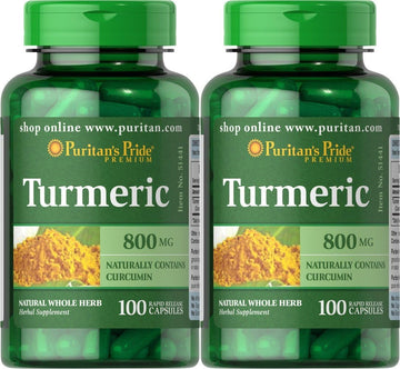 Puritan's Pride Turmeric 800 mg 100 Capsules