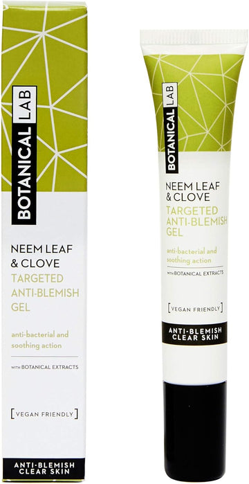 Botanical Lab Neem Leaf & Clove Blemish Treatment Gel 20Ml - With Witch Hazel + Salicylic Acid