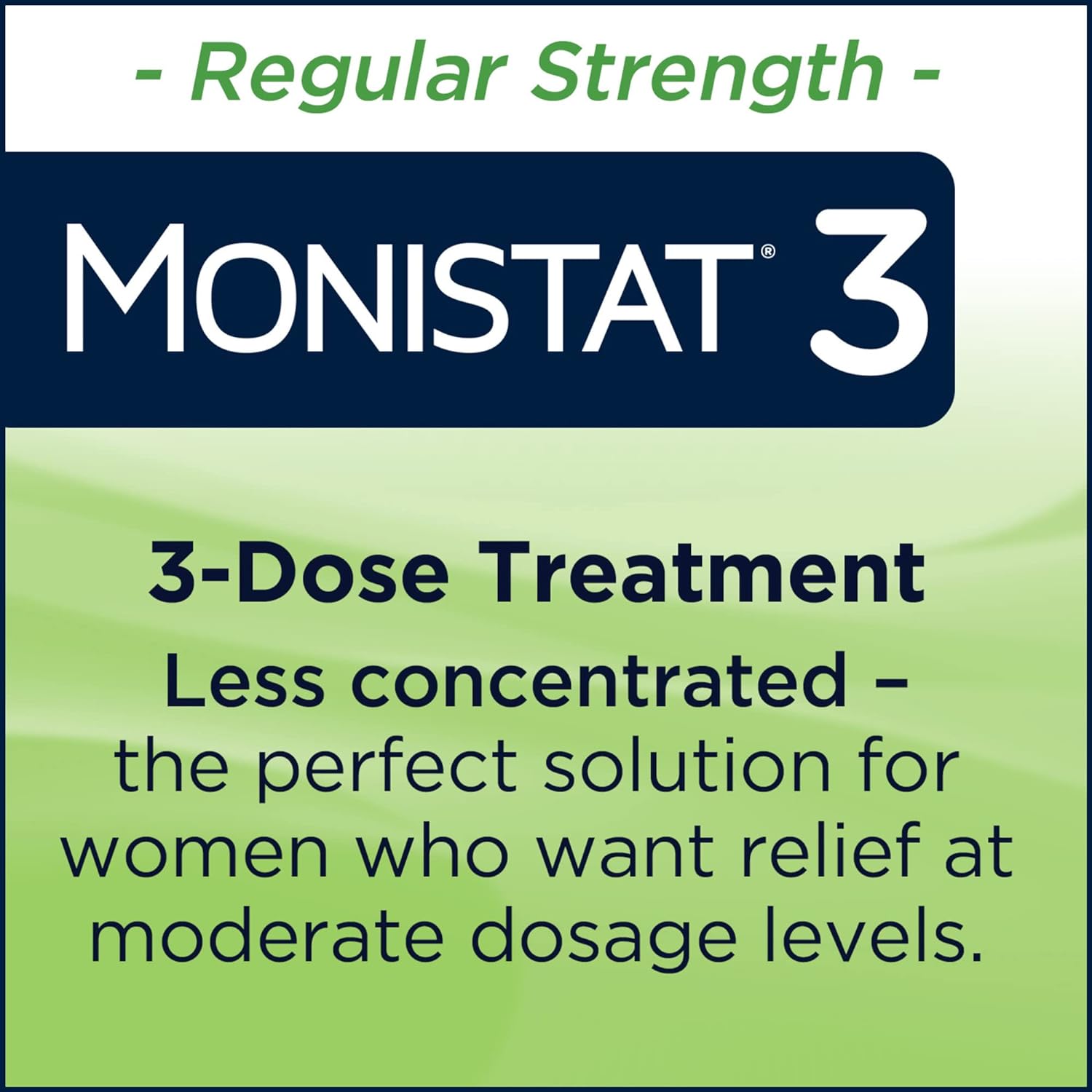 Monistat 3 Day Yeast Infection Treatment for Women, 3 Miconazole Pre-Filled Cream Applicators, 1 Pack : Health & Household