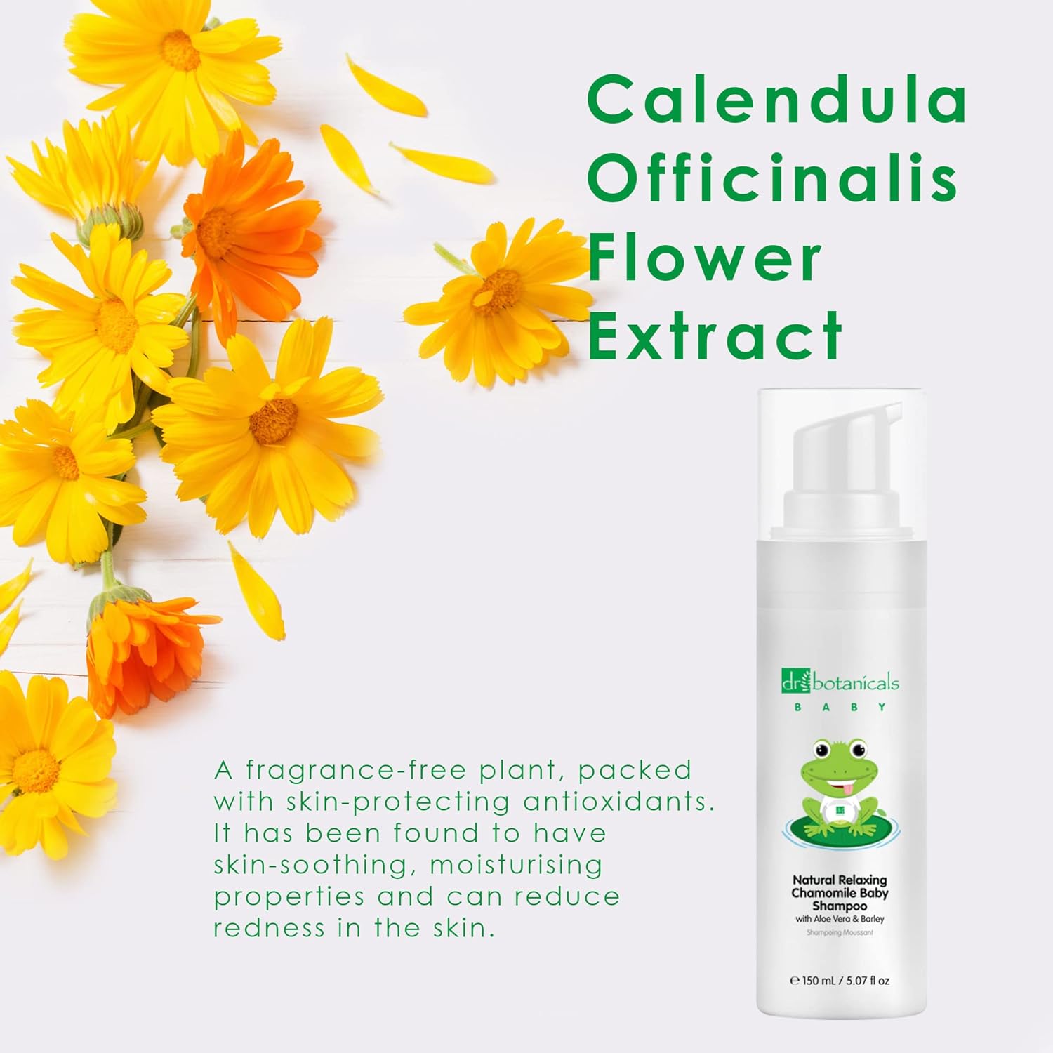 Dr Botanicals Natural Relaxing Chamomile Baby Shampoo with Aloe Vera and Barley| 97.01% Natural, 100% Vegan & Dermatologically Tested |150ml, White : Amazon.co.uk: Baby Products