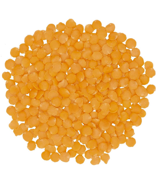 Idaho Red Lentils | 4 LB Linen | Non-GMO | Kosher | Vegan | Non-Irradiated (Will Sprout) | High in Fiber and Protein