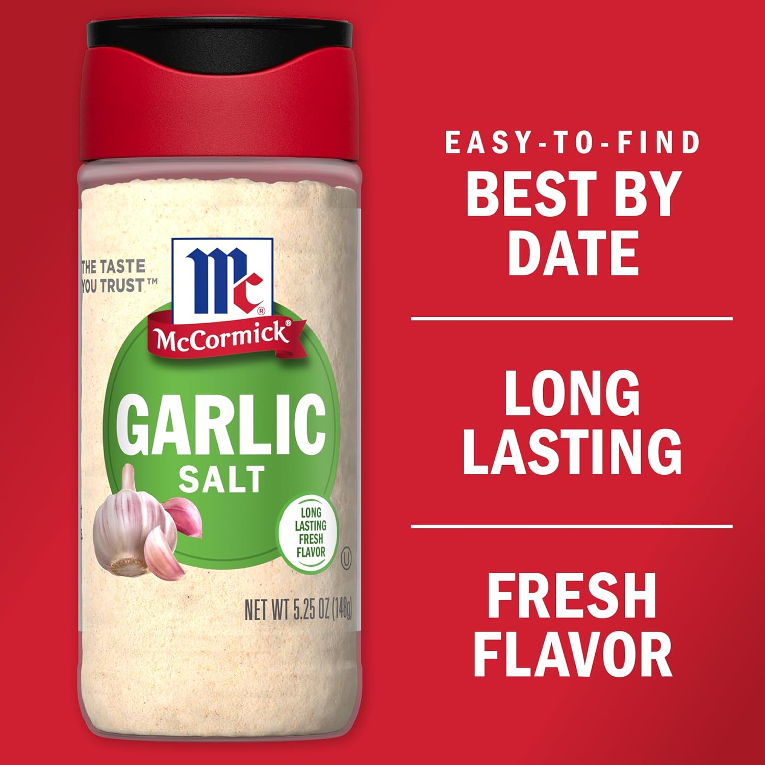 McCormick Garlic Salt, 5.25 oz (Pack of 6) : Books