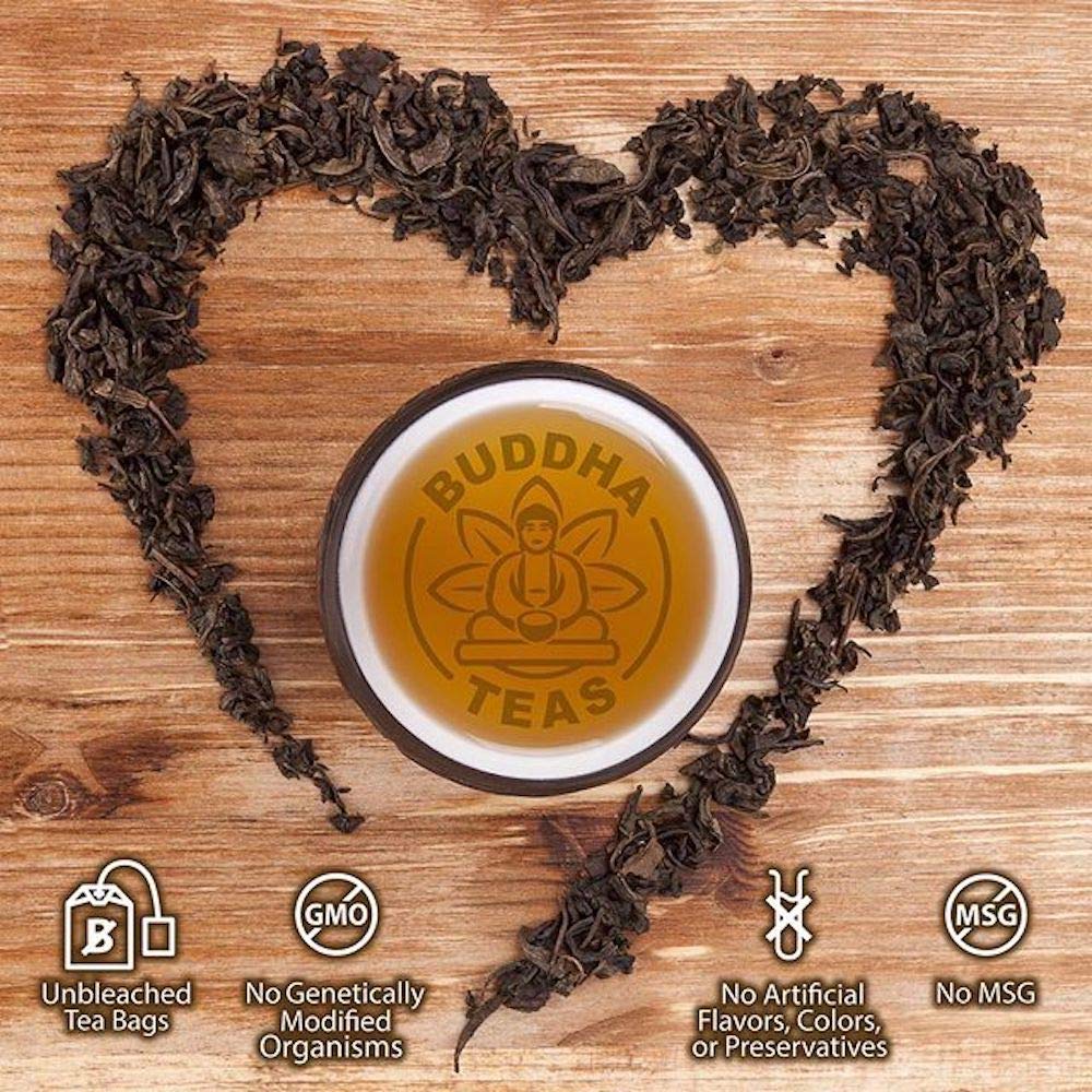 Buddha Teas Organic Zenergy Blend - Ou Kosher, Usda Organic, Ccof Organic, 18 Bleach-Free Tea Bags