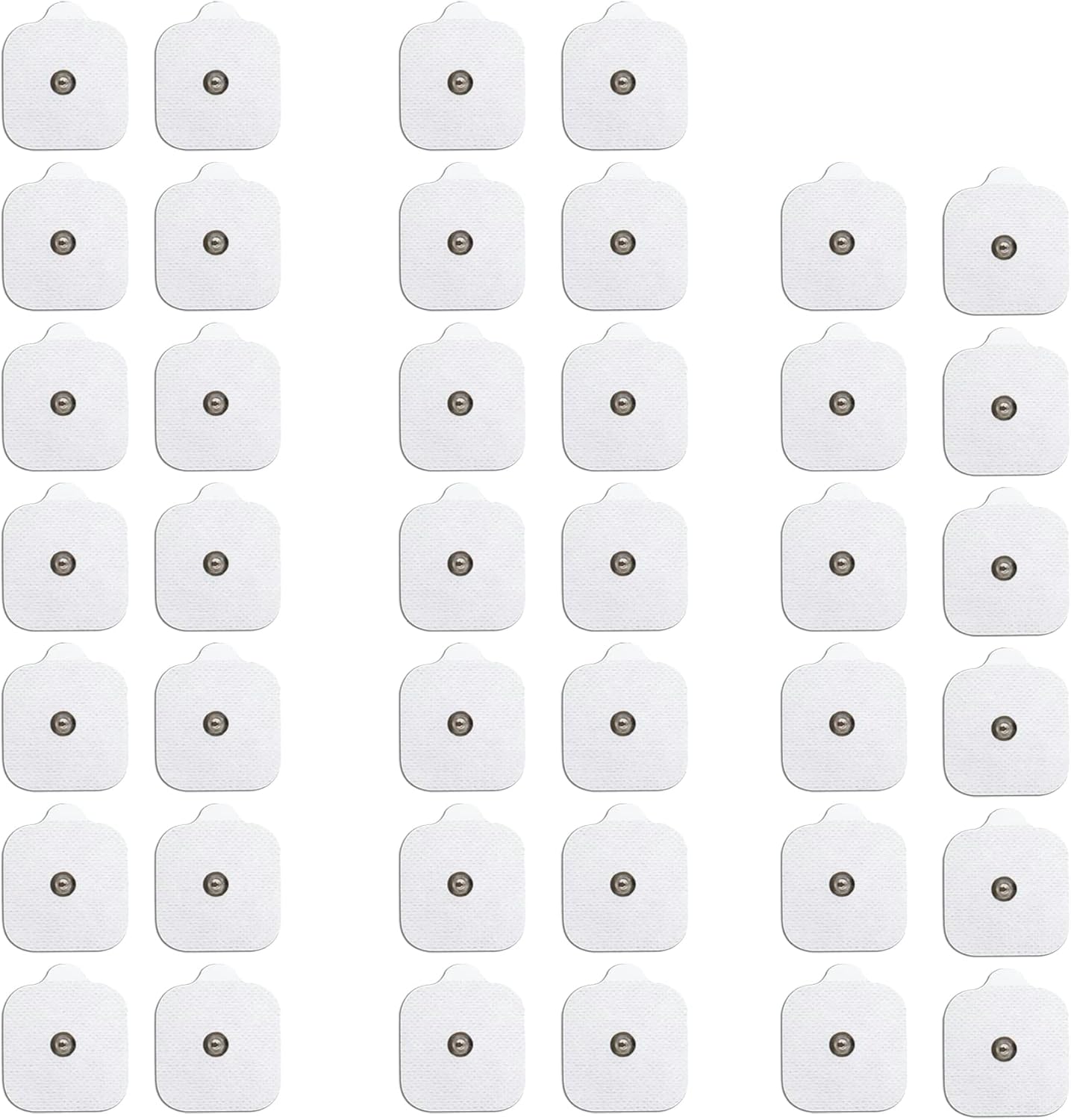Med-Fit Flexi Istim 5 X 5 Cm 40 Pads Stud Tens Self Adhesive Pads Fit Beurer, Sanitas And Virtually All Tens Massage Machines On Amazon