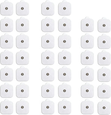 Med-Fit Flexi Istim 5 X 5 Cm 40 Pads Stud Tens Self Adhesive Pads Fit Beurer, Sanitas And Virtually All Tens Massage Machines On Amazon
