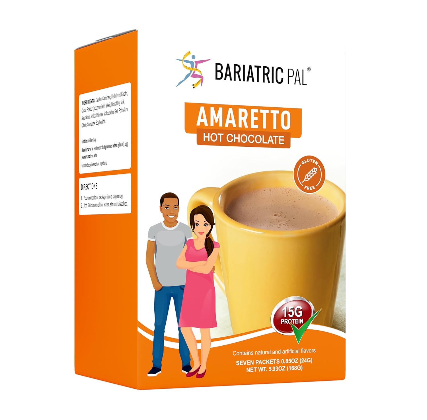 BariatricPal Hot Chocolate Protein Drink - Amaretto (1-Pack)
