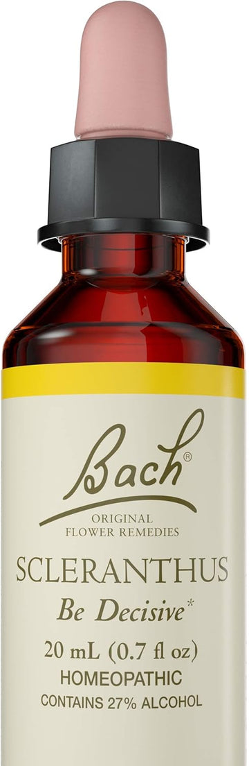 Bach Original Flower Remedies, Scleranthus For Decisiveness And Certainty, Natural Homeopathic Flower Essence, Holistic Wellness And Stress Relief, Vegan, 20Ml Dropper