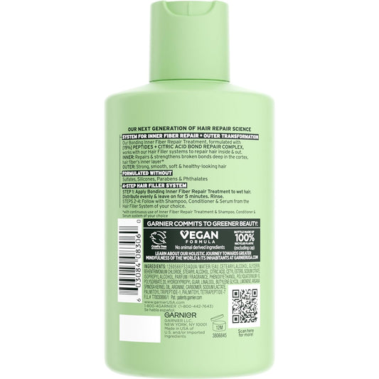 Garnier Fructis Hair Filler Bonding Inner Fiber Repair Pre-Shampoo Treatment, 10.1 FL OZ, 1 Count