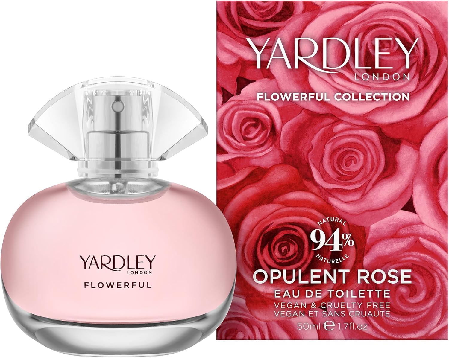 Yardley London Opulent Rose Eau de Toilette, Floral Womens Perfume with Notes of Amber and Musk, Sophisticated Rose Perfume for Women 50ml : Amazon.co.uk: Beauty