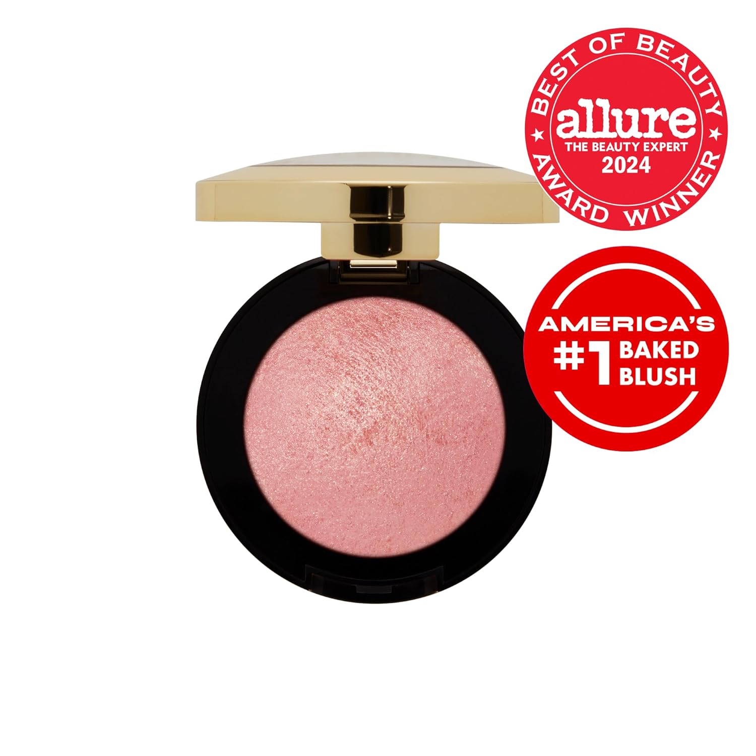 Milani Baked Blush, Powder Blush For Cheeks, Cruelty Free Makeup - Shape, Contour & Highlight Face For A Shimmery Or Matte Finish -Luminoso : Face Blushes : Beauty & Personal Care