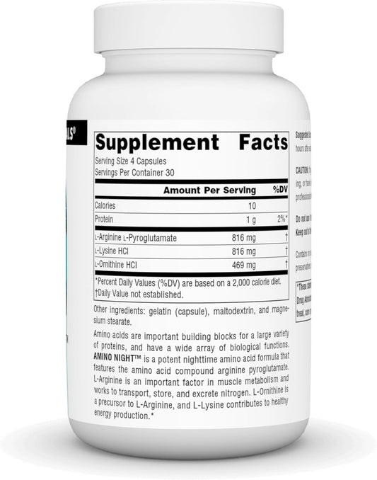 Source Naturals Amino Night - Advanced Amino Acid Formula* - 120 Capsules