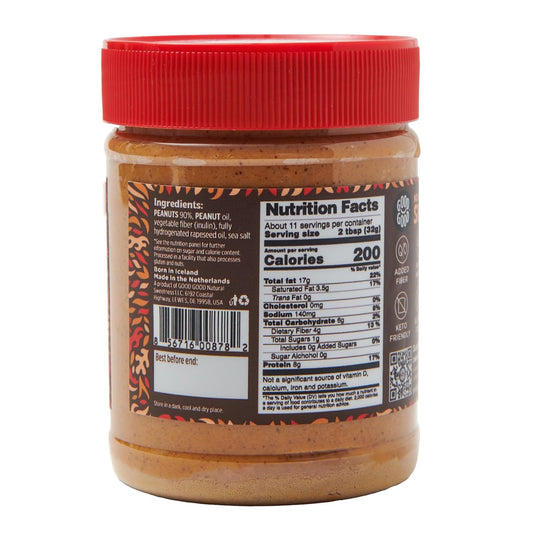 Good Good Sweet Strawberry Jam & Crunchy Peanut Butter - Keto Friendly - Low Carb & No Added Sugars - Vegan - Gluten Free - Preserves