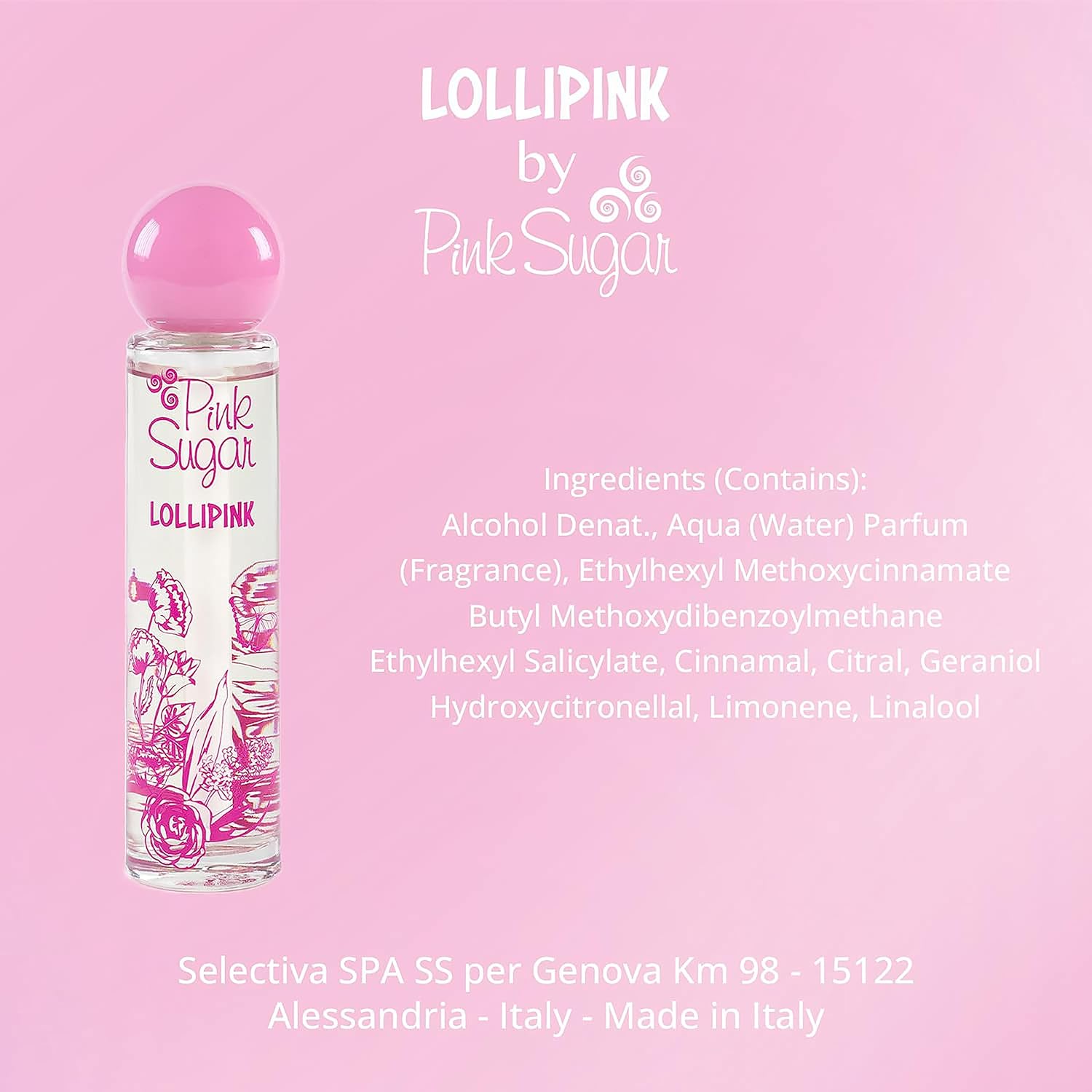 Pink Sugar Lollipink Eau De Toilette Perfume For Women, Fruity Floral Scent, Sweet Notes Of Apple, Rose, And Vanilla, Feminine, Sophisticated, Long Lasting, 1.7 Fl Oz : Beauty & Personal Care