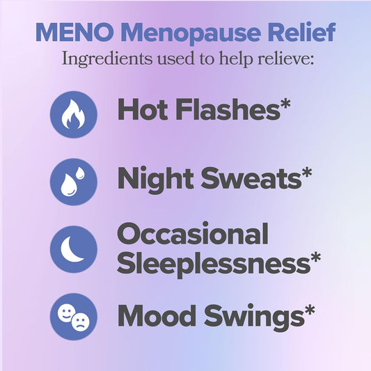 Meno Gummies For Menopause, 30 Servings (Pack Of 1) - Hormone-Free Menopause Supplements For Women With Black Cohosh & Ashwagandha Ksm-66 - Helps Alleviate Hot Flashes, Night Sweats, & Mood Swings