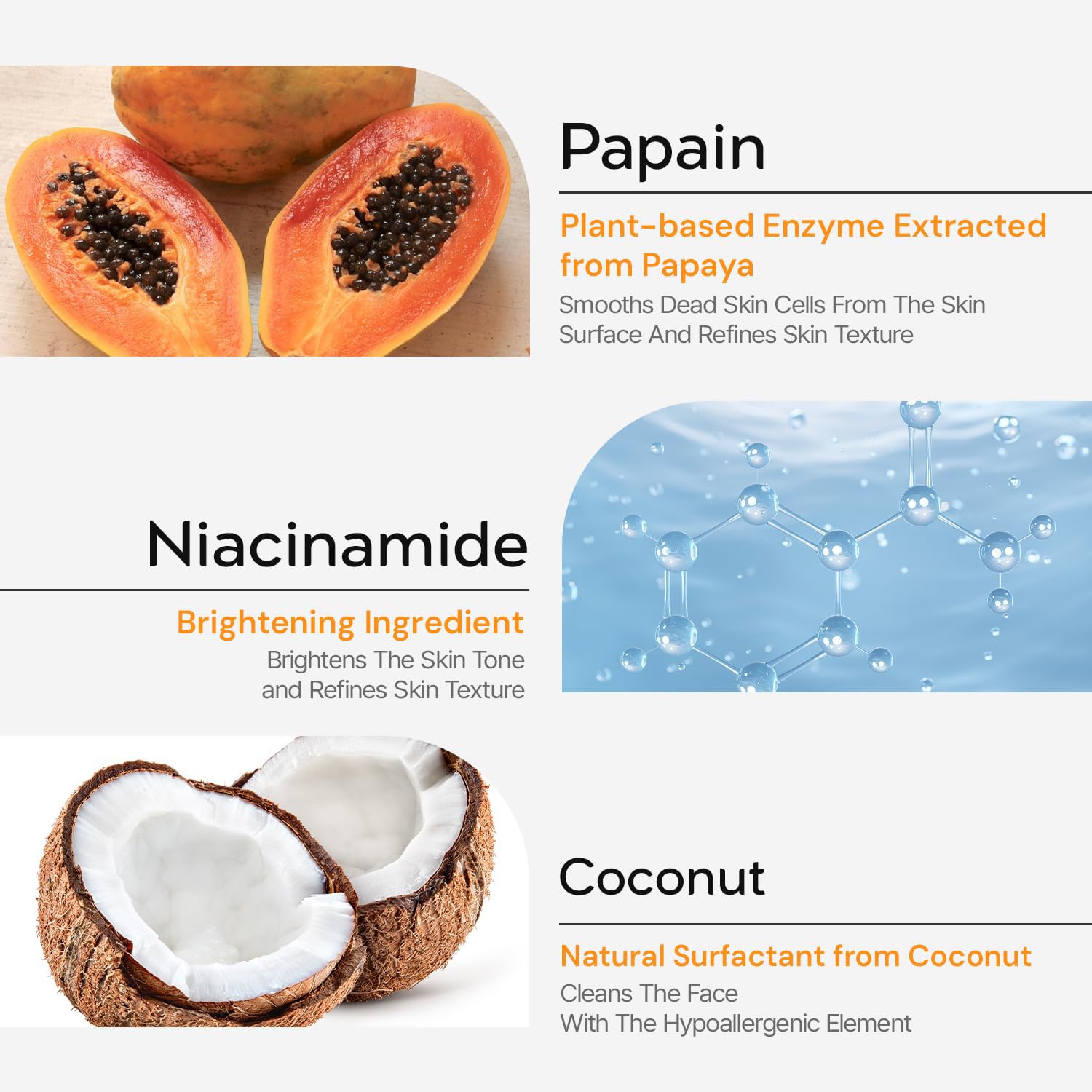 Thermoceutical Enzyme Snow Bubble Cleanser - Plant-Based Mousse Facial Wash, Papaya Enzyme, Refine Skin Texture, Micro Rich Bubbles, Gentle Cleansing, 3.38 Fl.Oz : Beauty & Personal Care