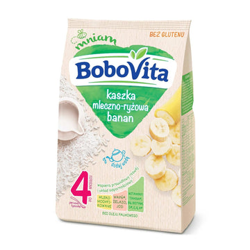 Bobovita Milk And Rice Gruel With Bananas For Babies (230G/8.1Oz)