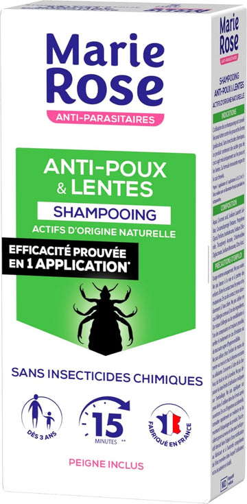 Marie Rose Shampoo Anti Lice And Nits Shampoo 125Ml