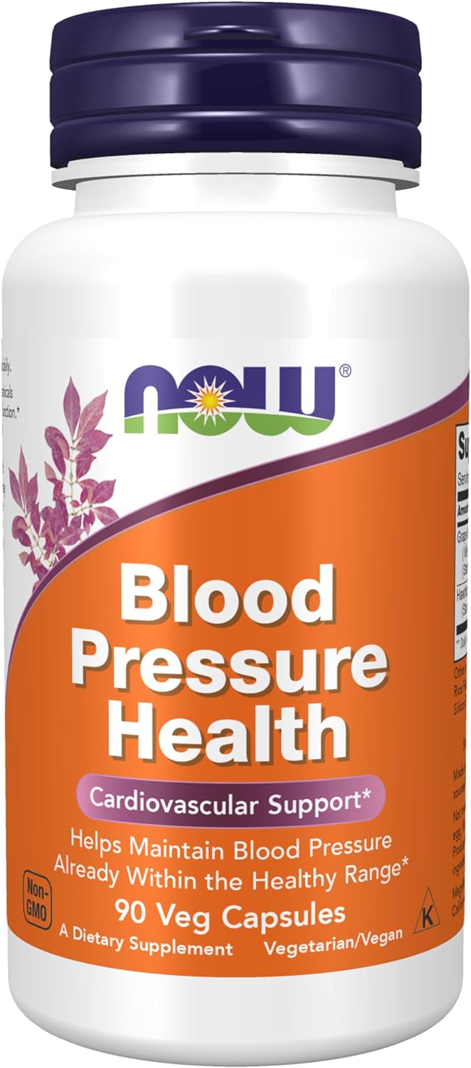 Now Foods Supplements, Blood Pressure Health With Meganatural®-Bp™, Cardiovascular Support*, 90 Veg Capsules