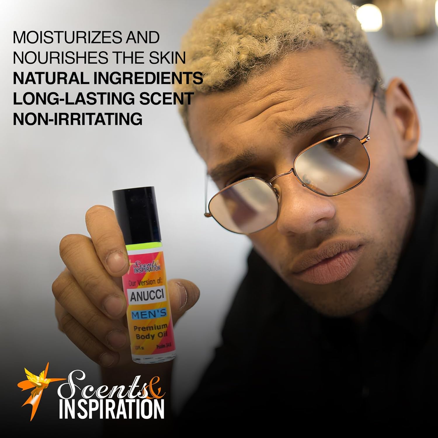 Scents & Inspiration Roll-On Fragrance Oil - Our Version Of Anucci For Men | Long Lasting & Alcohol-Free | Travel Size | Men'S Fragrance Oil | 1 Fl. Oz : Beauty & Personal Care