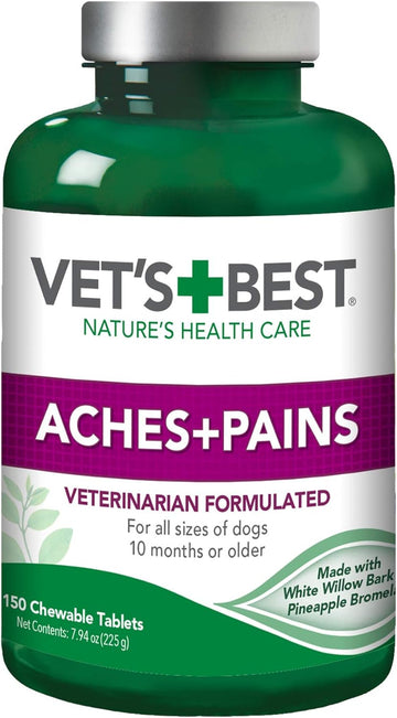 Vet’s Best Aches + Pains Dog Supplement - Vet Formulated for Dog Occasional Discomfort and Hip and Joint Support - 150 Count (Pack of 1)