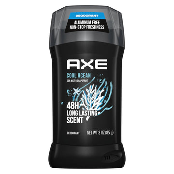 Axe Deodorant Stick For Men Cool Ocean For Long Lasting Odor Protection All Day Fresh Scent Men'S Deo, Aluminum Free 3 Oz