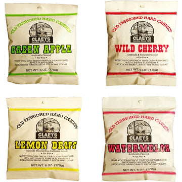 Claey'S Old Fashioned Hard Candy Lemon, 6 Ounce - 5 Pack