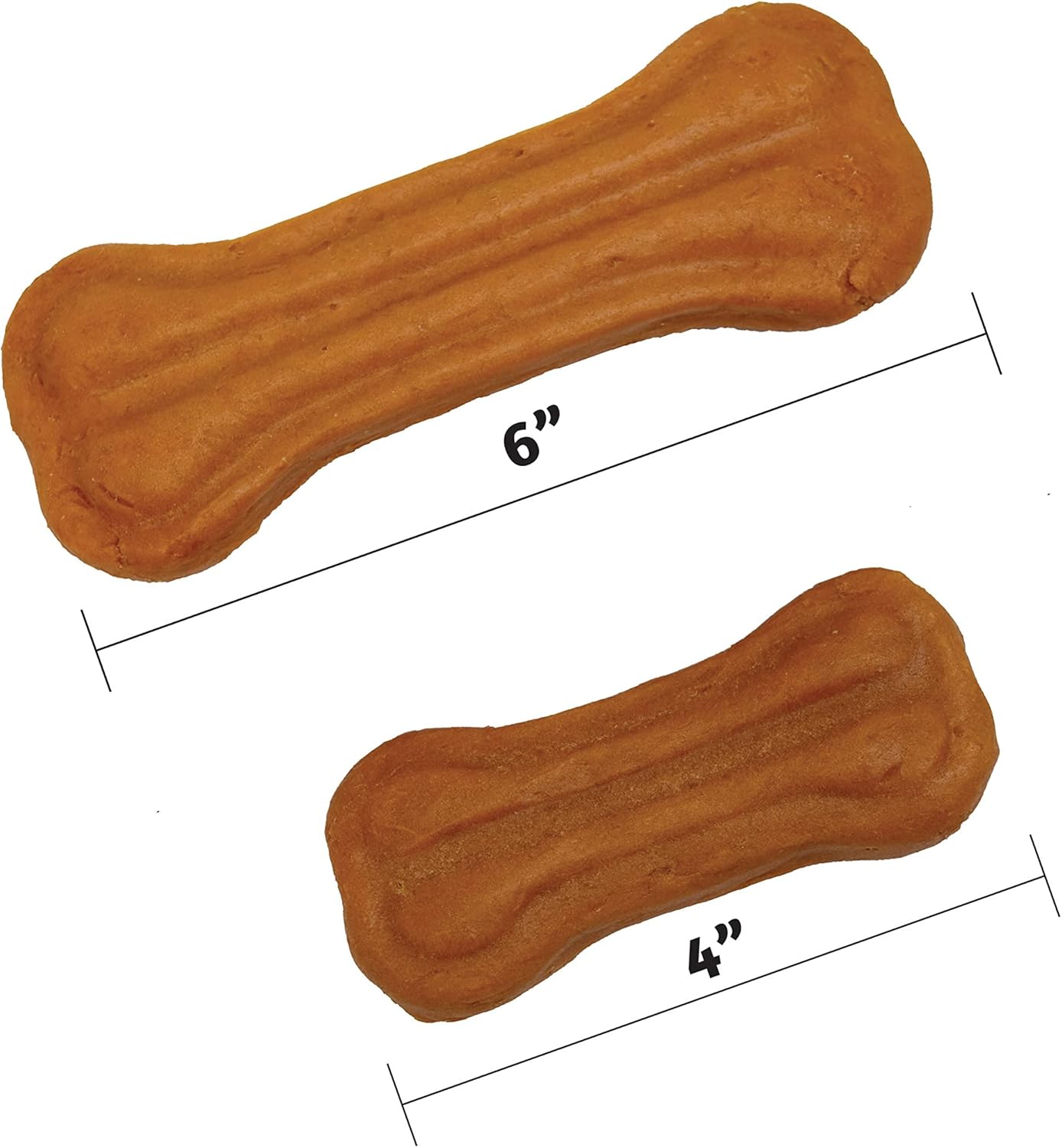 Ultra Chewy Turkey Tendon Pressed Bones for Dogs - Premium All-Natural, Hypoallergenic, Long-Lasting Dog Chew Treat, Easy to Digest, Ingredient Sourced from USA (6 Inches - 2 Pack) : Pet Supplies